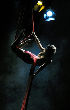 Vertikalseil-Artistik